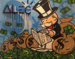Riproduzione quadri di Alec Monopoly Lettura WSJ