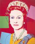Riproduzione quadri di Andy Warhol Regine regnanti, Regina Elisabetta II