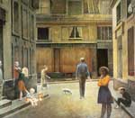 Riproduzione quadri di Balthasar Balthus Il Passage du Commerce St Andre