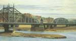 Riproduzione quadri di Edward Hopper Ponte di diga di Macombs