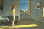 Riproduzione quadri di Edward Hopper Una donna al sole