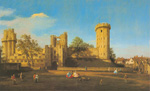 Riproduzione quadri di Giovanni Canaletto Castello di Warwick: Il fronte orientale