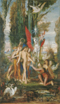 Riproduzione quadri di Gustave Moreau Hesiod e le Muse