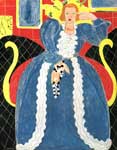 Riproduzione quadri di Henri Matisse Donna in blu