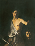 Riproduzione quadri di Michelangelo Caravaggio Davide e Golia