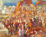 Riproduzione quadri di Pierre August Renoir Festival Musulmano ad Algeri