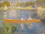 Riproduzione quadri di Pierre August Renoir La Senna ad Asnieres