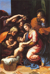 Riproduzione quadri di Raphael La Sacra Famiglia di Francesco I