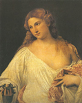 Riproduzione quadri di Titian Flora