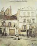 Riproduzione quadri di Tsuguharu Foujita Hotel Edgar Quinet