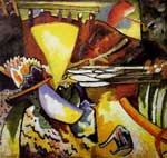 Riproduzione quadri di Vasilii Kandinsky Improvvisazione 11
