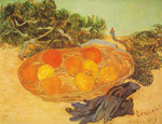 Riproduzione quadri di Vincent Van Gogh Ancora vita di Arance e Lemons