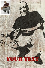 Banksy graffiti style portraits