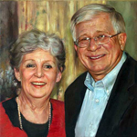 Couple Oil Portrait