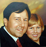 Couple Oil Portrait