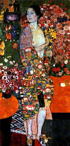 Gemaelde Reproduktion von Gustave Klimt Der Tanz