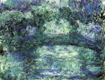 Gemaelde Reproduktion von Claude Monet Die japanische Brücke