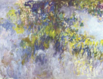 Gemaelde Reproduktion von Claude Monet Wisteria