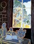 Gemaelde Reproduktion von Henri Matisse Die Stille, die in Häusern lebt