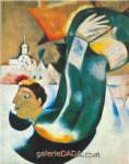 Gemaelde Reproduktion von Marc Chagall Der Heilige Kutscher