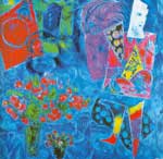 Gemaelde Reproduktion von Marc Chagall Der Magier