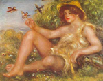 Gemaelde Reproduktion von Pierre August Renoir Schäferjunge
