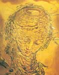 Gemaelde Reproduktion von Salvador Dali Der Kopf von Raphaelsque explodierte