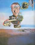 Gemaelde Reproduktion von Salvador Dali Porträt von Paul Eluard