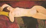 Amedeo Modigliani Nida reclinada reproduccione de cuadro