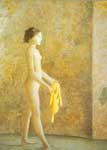 Balthasar Balthus Desnudo en perfil reproduccione de cuadro