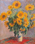 Claude Monet Girasoles reproduccione de cuadro