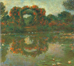 Claude Monet The Blooming Arches, Giverny reproduccione de cuadro