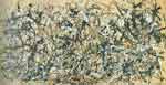 Jackson Pollock Autumn Rhythm: Número 30, 1950 reproduccione de cuadro