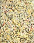 Jackson Pollock Ojos en el corazón reproduccione de cuadro