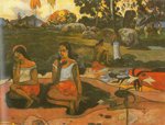 Paul Gauguin Agua deliciosa (Nave Nave Moe) reproduccione de cuadro