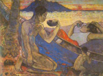 Paul Gauguin El excavado - fuera reproduccione de cuadro