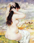 Pierre August Renoir La Coiffeuse reproduccione de cuadro