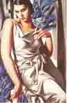 Tamara de Lempicka Retrato de Madame M reproduccione de cuadro
