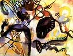 Vasilii Kandinsky Punto negro reproduccione de cuadro