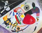 Vasilii Kandinsky Punto rojo II reproduccione de cuadro