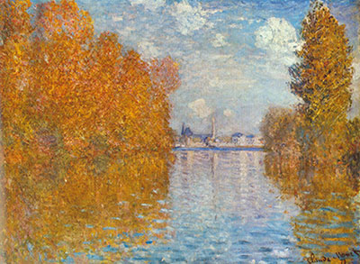 Claude Monet Automne à Argenteuil reproduction-de-tableau