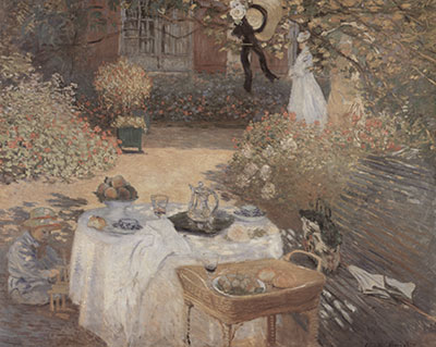 Claude Monet Le déjeuner reproduction-de-tableau