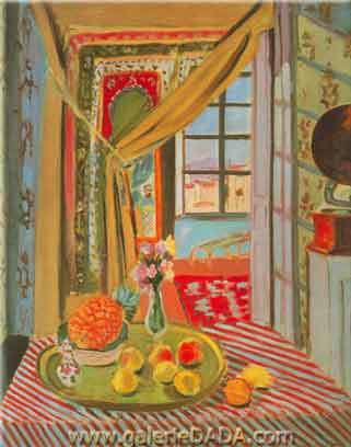 Henri Matisse Intérieur à Nice reproduction-de-tableau