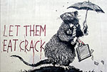 Banksy Laisse-les manger du crack. reproduction de tableau