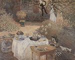 Claude Monet Le déjeuner reproduction de tableau