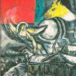 Marc Chagall Pâques reproduction de tableau