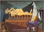 Pablo Picasso Sérénade de l'aube reproduction de tableau