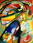 Vasilii Kandinsky Ange du jugement dernier reproduction de tableau