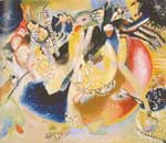 Vasilii Kandinsky Improvisation de formes froides reproduction de tableau