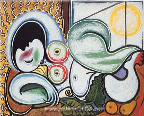 Pablo Picasso, Pitcher and a Bowl of Fruit Fine Art Reproduction Oil Painting